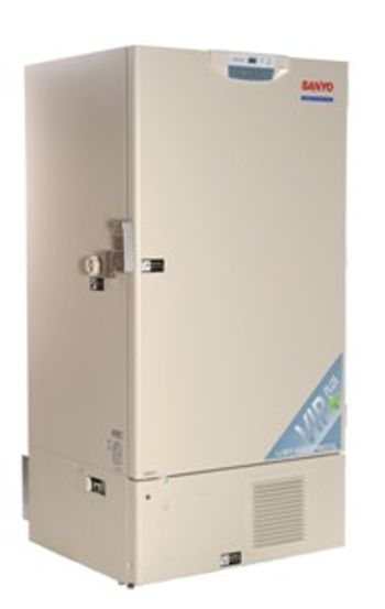 SANYO’s brand new MDF-U76V is the most energy-efficient 700 litre -86ºC freezer available