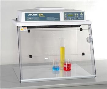AirClean Systems AC600 Series chemical workstations offer flexibility and mobility for changing laboratory environments