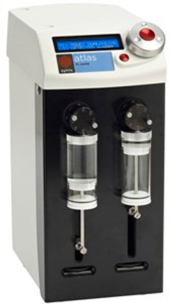 Intelligently dose chemical reactors at high flow rates with the Atlas Syringe Pump