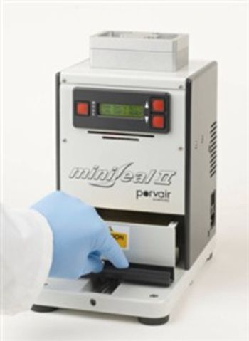 Heat Sealer reproducibly seals microplates of all types & sizes