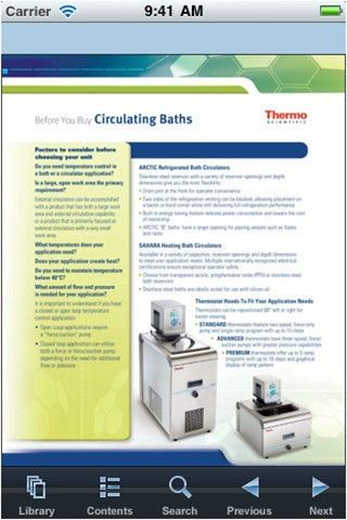 Thermo Scientific - Fisher Scientific Catalog App Community, Manuals