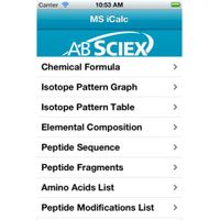 SCIEX - MS iCalc App