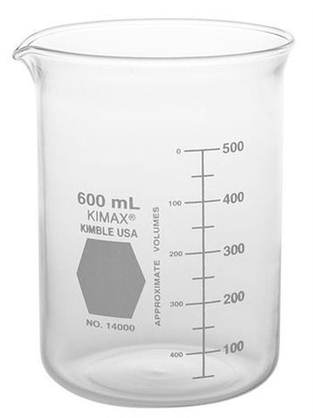 Kimble Chase - Griffin Beakers, Low Form, with Double Capacity Scale