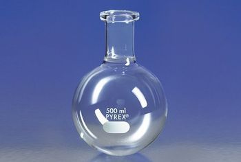 Qorpak - PYREX® Round Bottom Boiling Flasks, Short Neck