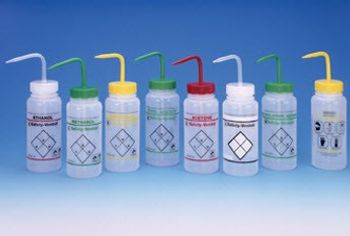 Bel-Art Products - Safety Vented&trade; Labeled Wash Bottle Mek