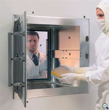 undefined - Stainless Steel CleanSeam+™ Pass-Through Chamber undefined - Stainless Steel CleanSeam+™ Pass-Through Chamber