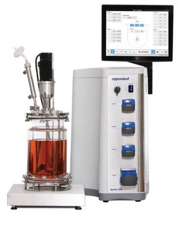 Eppendorf BioFlo 320 Bioprocess Control Station Fermenter Bioreactor w/3L  Vessel