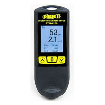 undefined - Coating Thickness Gauge with Color Display and Auto Detect