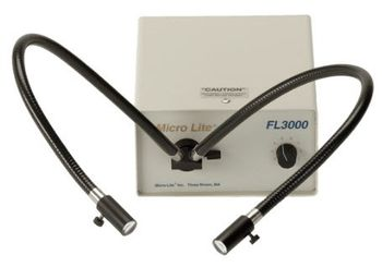 OC White - Micro-Lite® 150w Halogen Light Source with Dual Gooseneck Fiber Optic Light Guide