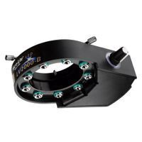 OC White - Black Micro-Lite® LED Ring Illuminator 60mm ID 3500K