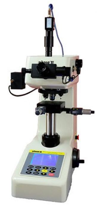 Phase II - Dual Penetrator Micro Hardness Tester with Turret Control and Manual Software