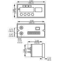 Sensocon - 1/8 DIN Digital Differential Pressure Control - Series B4