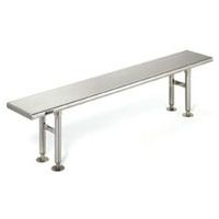 Eagle Group - Eagle 9" x 36" x 17" Solid Top Brushed Stainless Steel Gowning Bench
