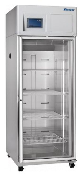 Follett - Full Size Single Door Laboratory and Pharmacy Refrigerator - 24.6 cu ft. capacity